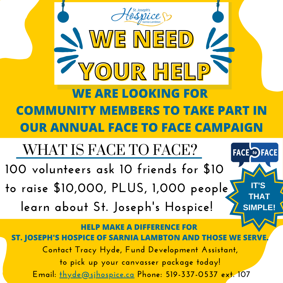 WE NEED YOUR HELP! **We are... - St. Joseph's Hospice | Facebook