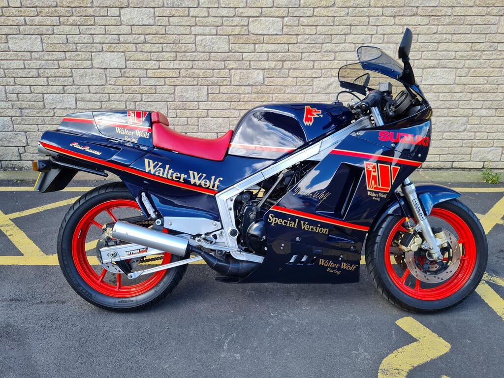 1986 Suzuki RG400 Walter Wolf Edition. Seen plenty of 500cc WW's