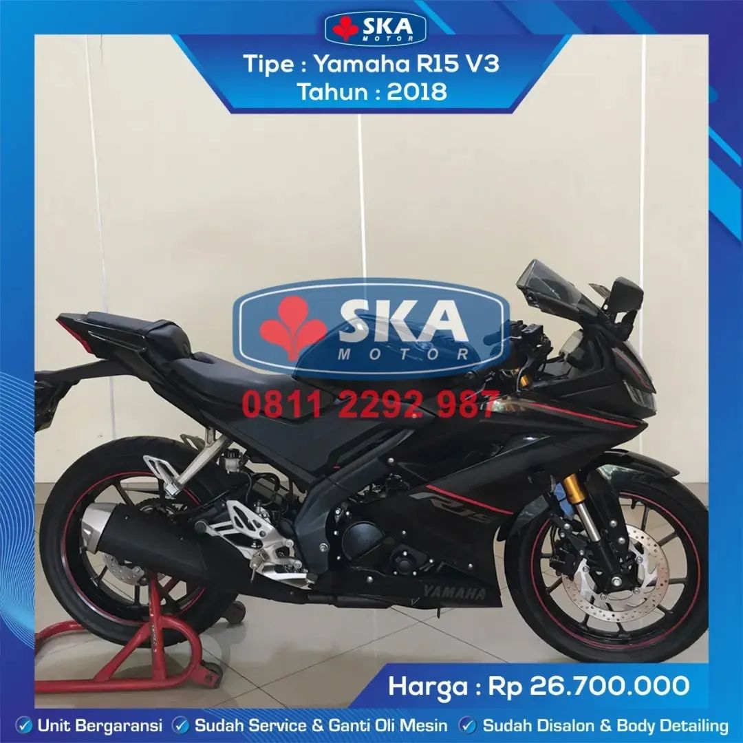 SKA MOTOR - [ NEW STOCK ] [ SKA MOTOR] Yamaha R15 V3 Tahun...