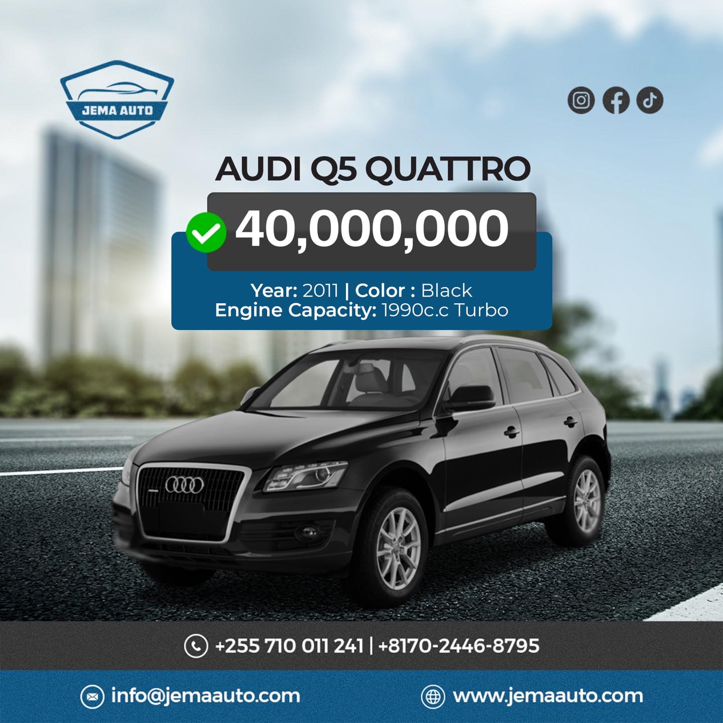 Jema Jione Auto | Dar es Salaam