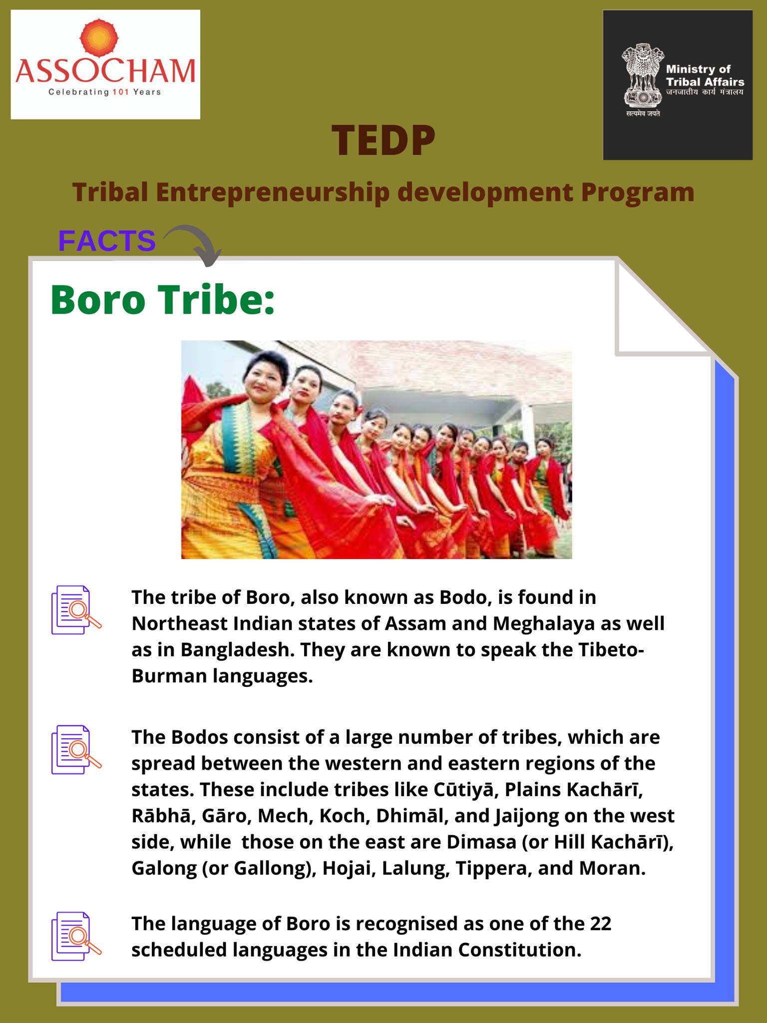 Assocham - The Boro is the largest ethnolinguistic group...