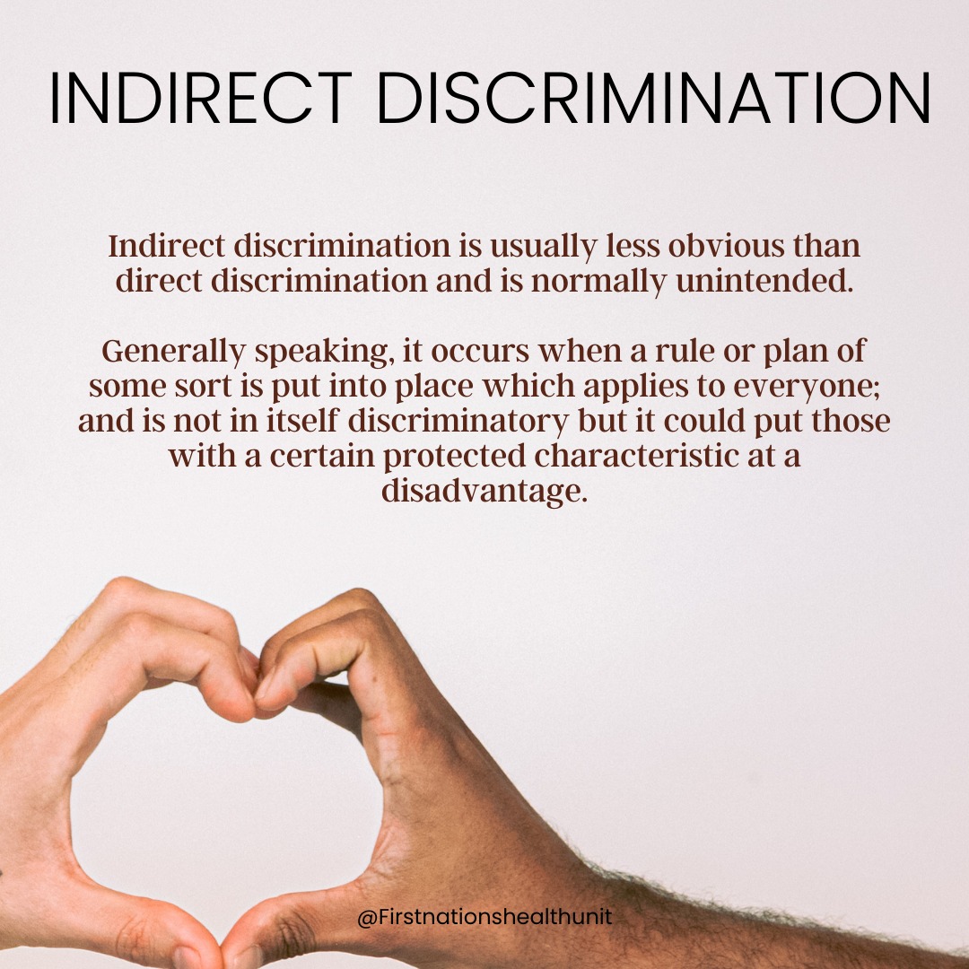 Did you know there are four types of discrimination?? # ...
