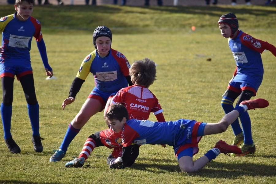 💙 ️💙💛💙🤍 bravo a nos M12 du... - Rugby Club Villeneuve de Marc
