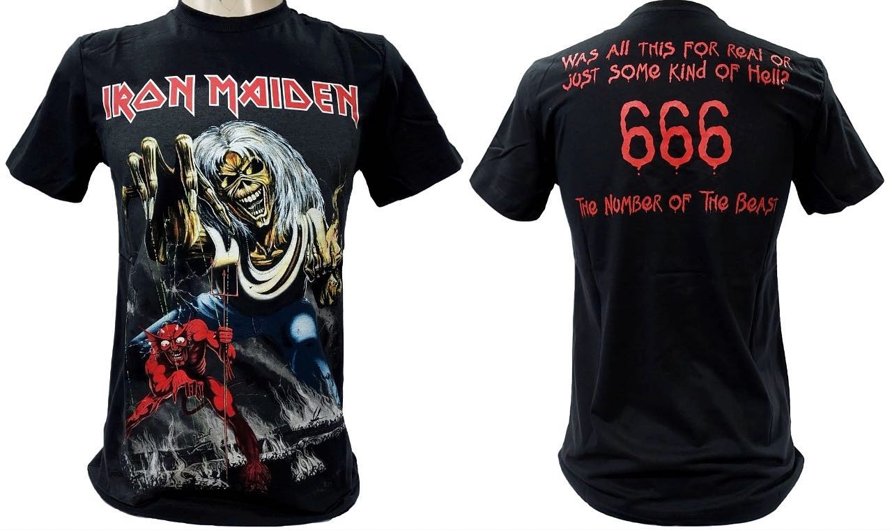 Nueva Polera De Iron Maiden The Number Of The Beast. Desde La