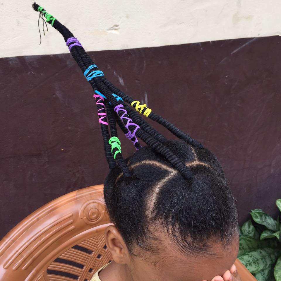 Tresse Africaine Avec Cheveux Naturel
