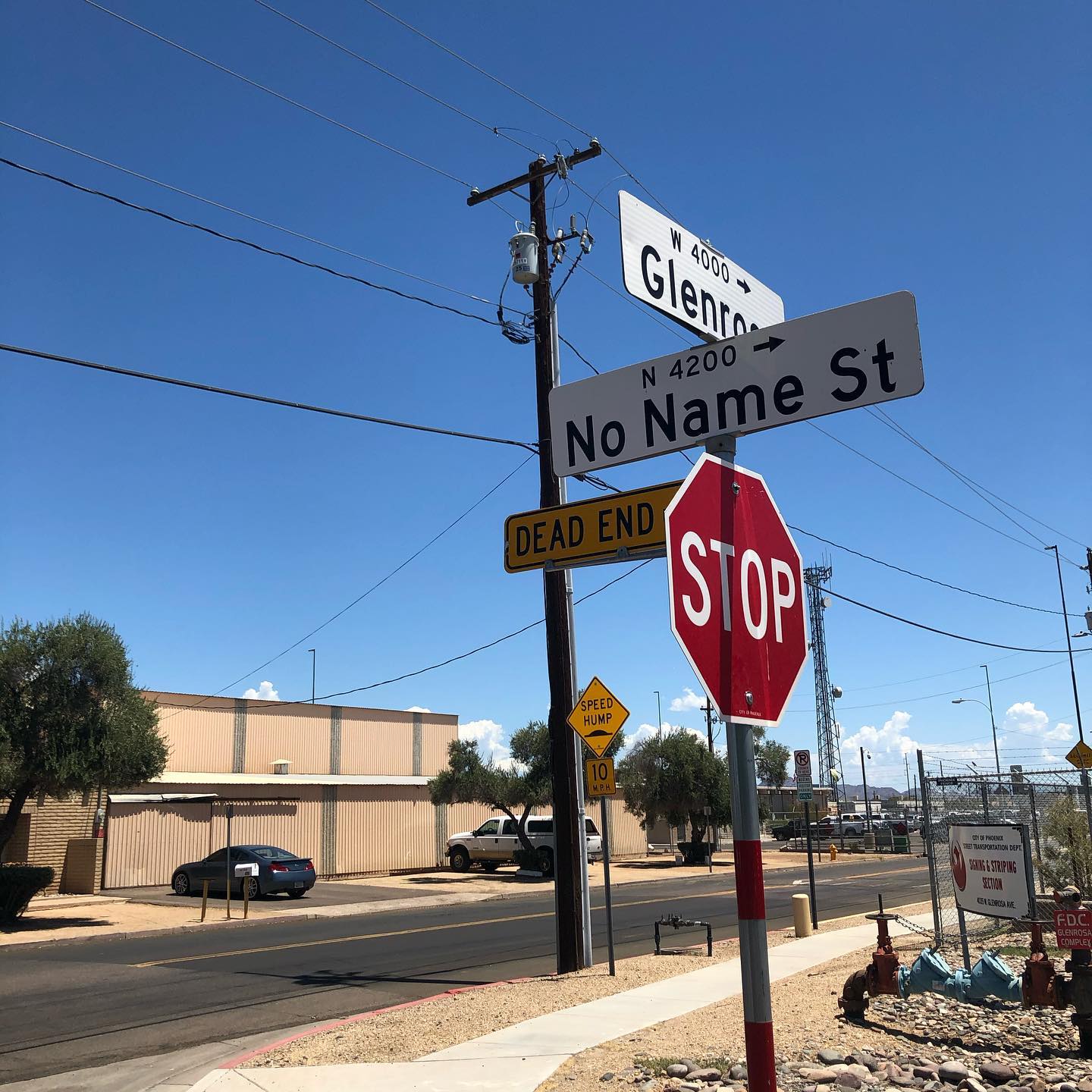Near 41st Avenue and Glenrosa you'll find a short street with a