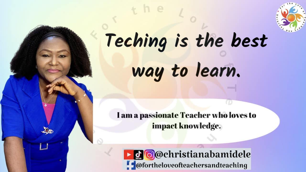 For the Love of Teachers and Teaching