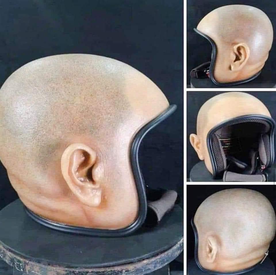 funny adult motorcycle helmets Helmet Cover - Clown Fish Omoojee Motorcycle Helmet Cover, Funny