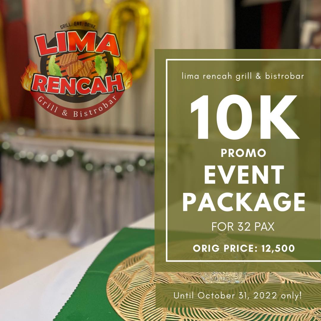 Our Promo 10K Event... - Lima Rencah Grill & Bistrobar