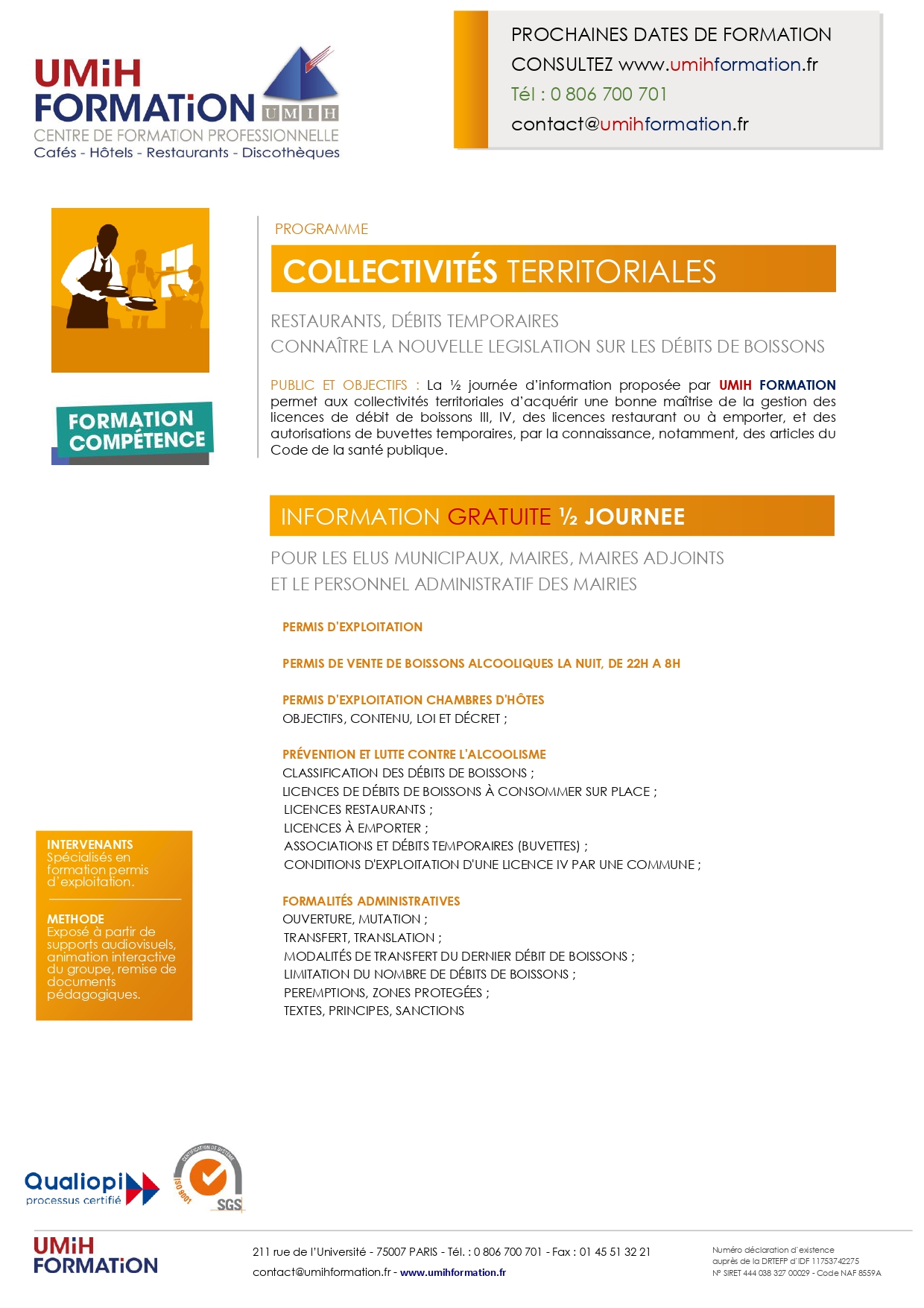 UMIH 45 - 🔹 Réunion d’information gratuite pour les agents... | Facebook