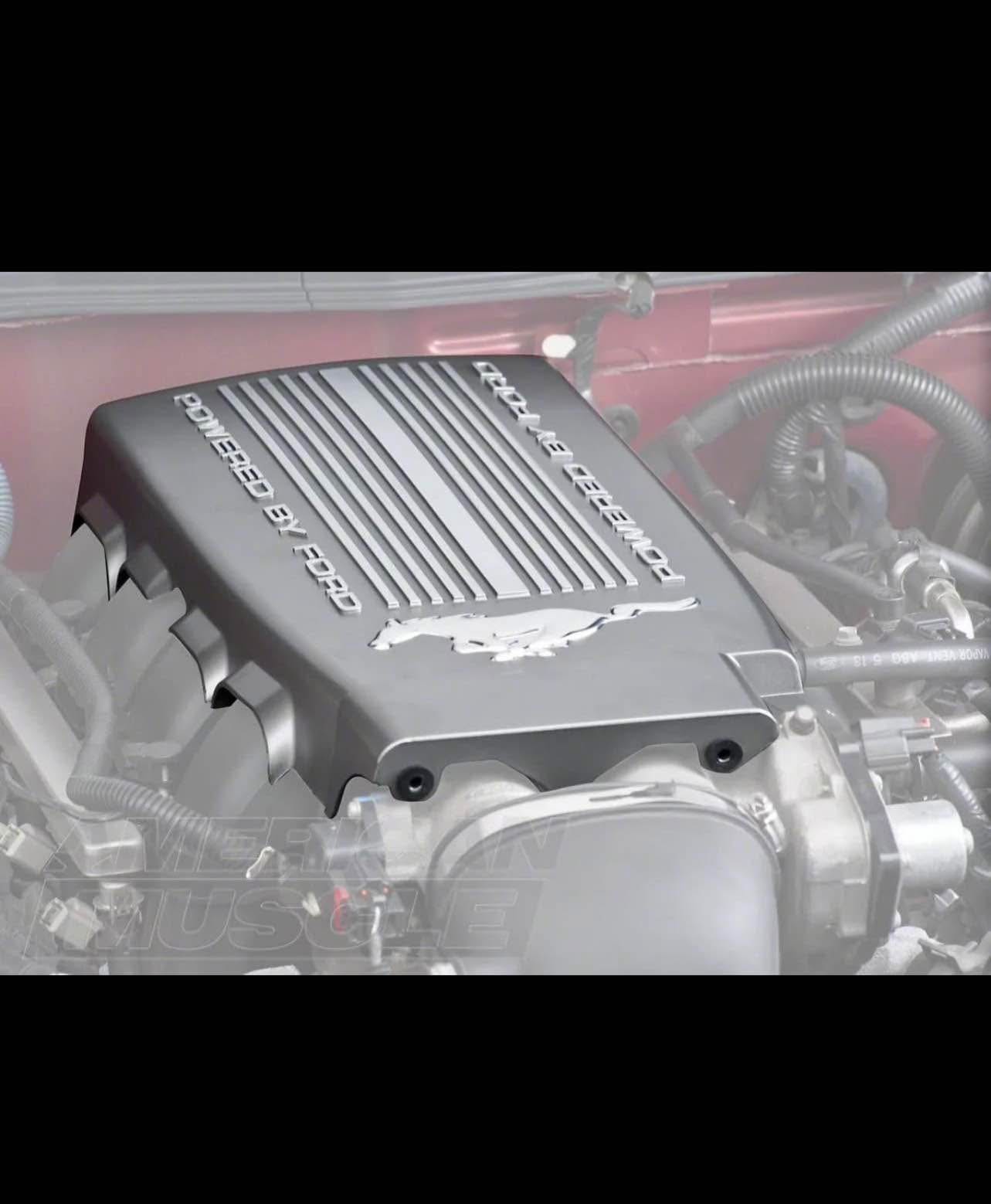 2007-2010 Mustang GT OEM Powered By Ford Engine Intake Cover Appearance ...