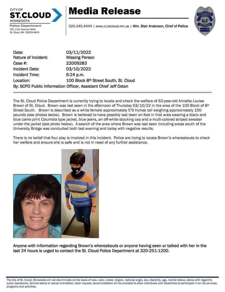 🚩Found Deceased ‼️MISSING‼️ Annette... - Attempt to Locate | Facebook