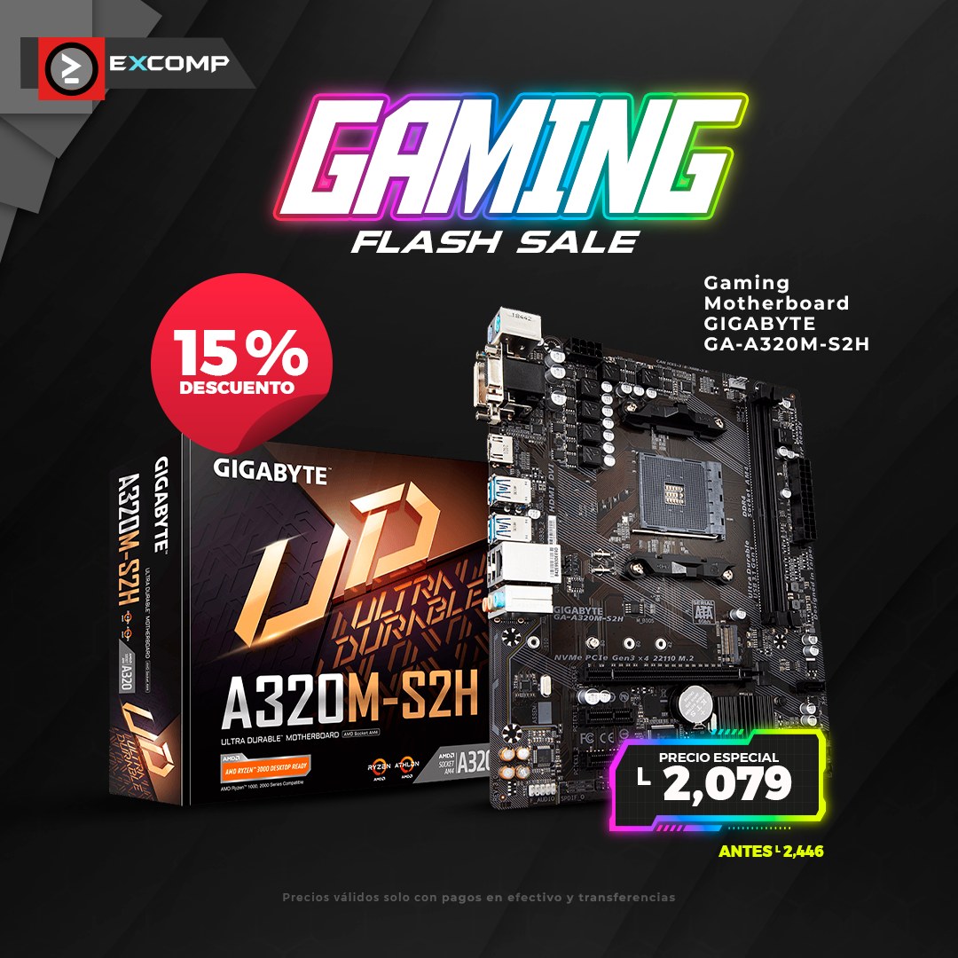 Excomp - MOTHERBOARDS EN PROMOCIÓN 😱🛒🛍 esta es la señal...