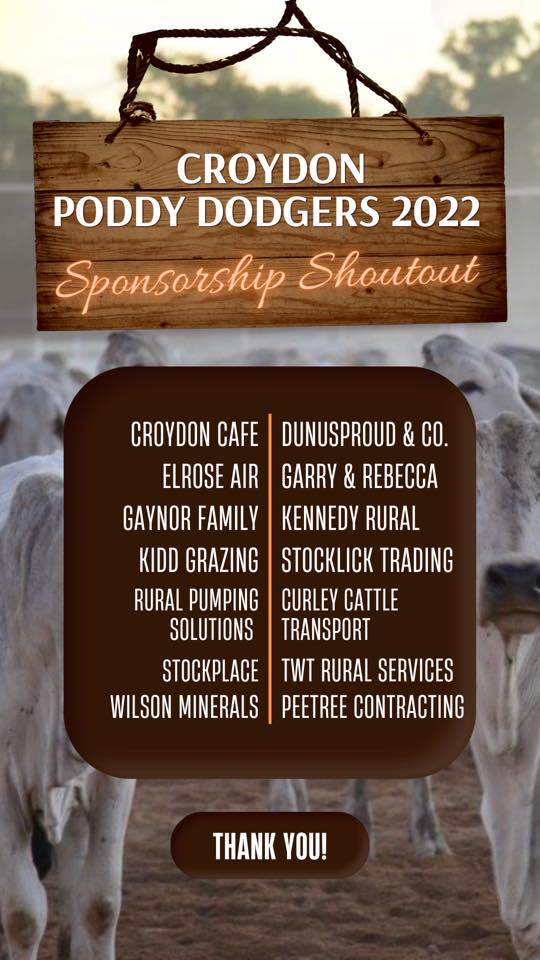 ⭐️📢 SPONSOR... - Croydon Rodeo & Campdraft Association | Facebook