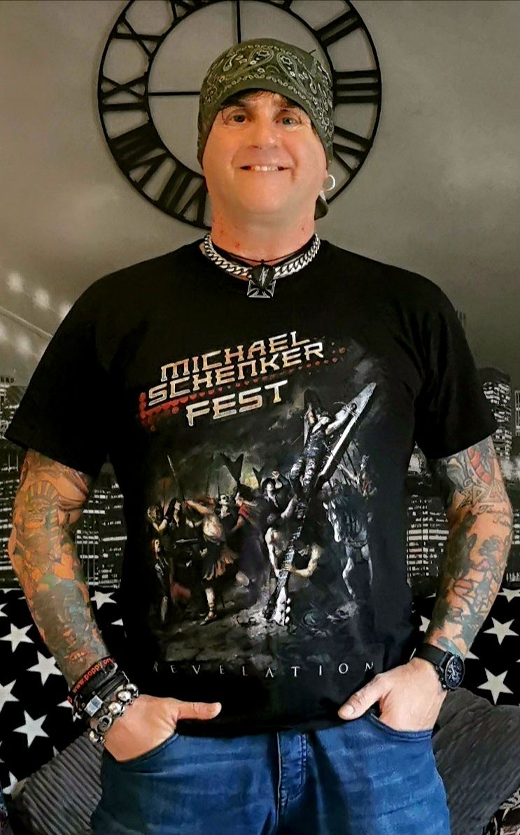 Official Michael Schenker Merchandise! Classic MSG T-Shirt Now In