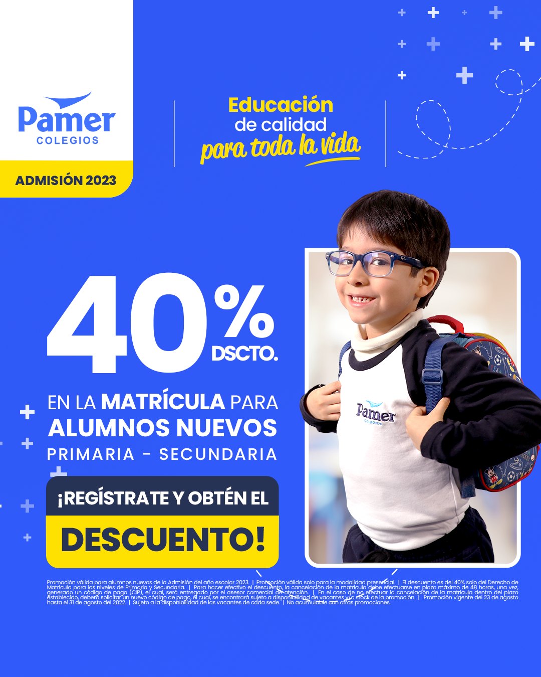 PAMER COLEGIOS - ¡Matrículas al 40% de descuento! 🤩 En... | Facebook