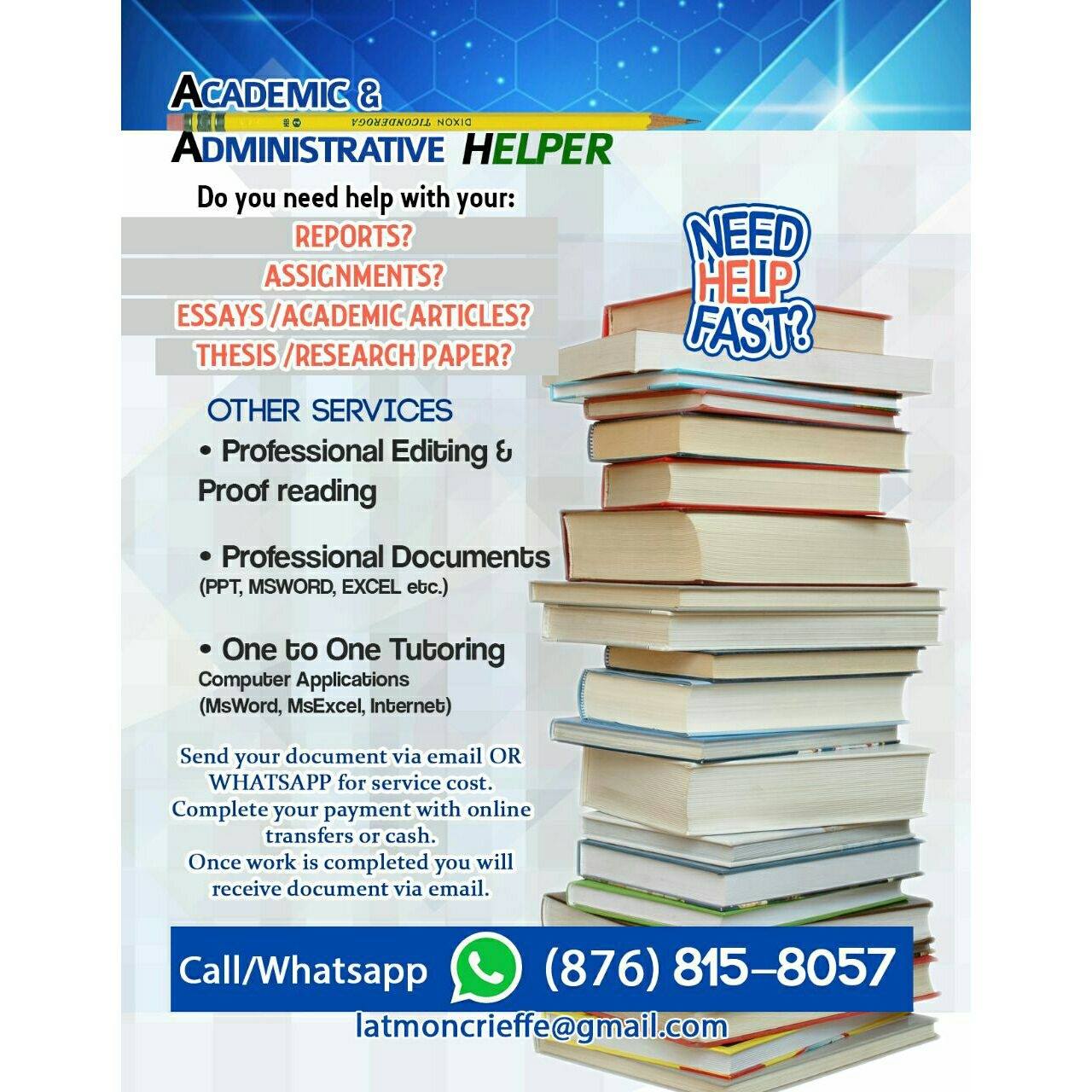 Academic & Administrative Helper