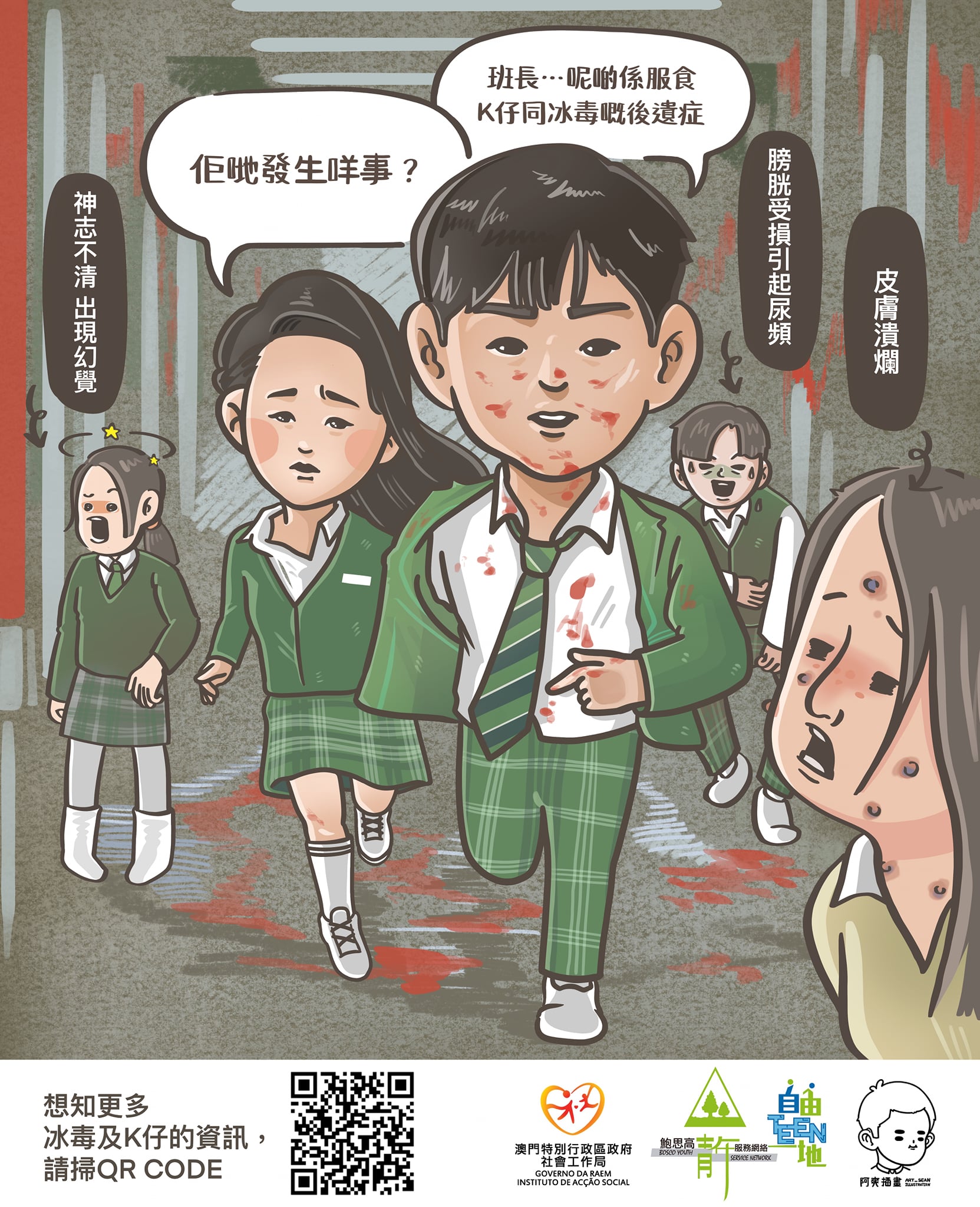 K仔、冰毒如喪屍般，一不留神隨... - Bosco Youth Service Network 鮑青網-鮑思高青年服務網絡 | Facebook