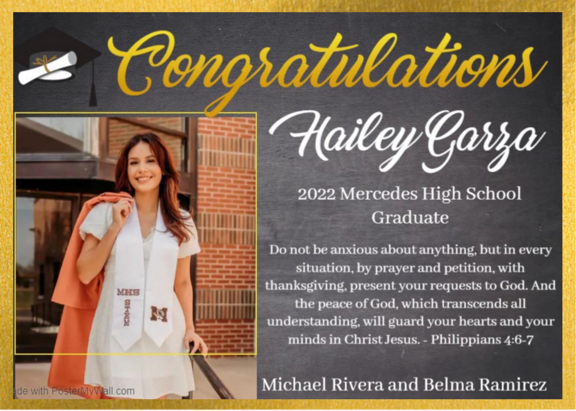 Congratulations Hailey Garza!... - The Mercedes Enterprise