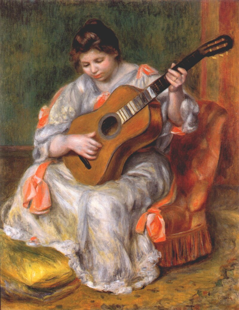 Marie Laurencin French | 1883 - 1956. Two Women with a Guitar, 1929