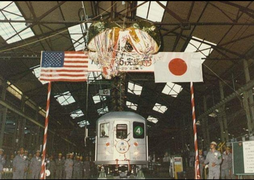 Kawasaki's first R62 car completion in 1983