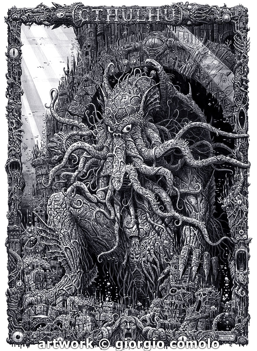 Giorgio Comolo - King Cthulhu #2 👑 original artwork from... | Facebook