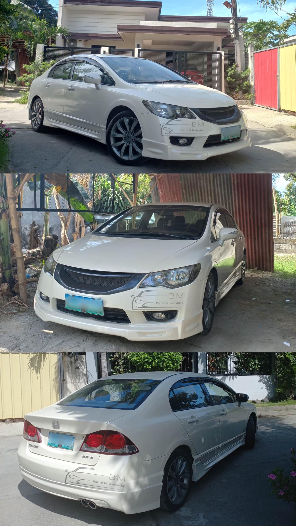 BM - Thank you for purchasing mugen2 bodykit set for civic fd MMC sir ...