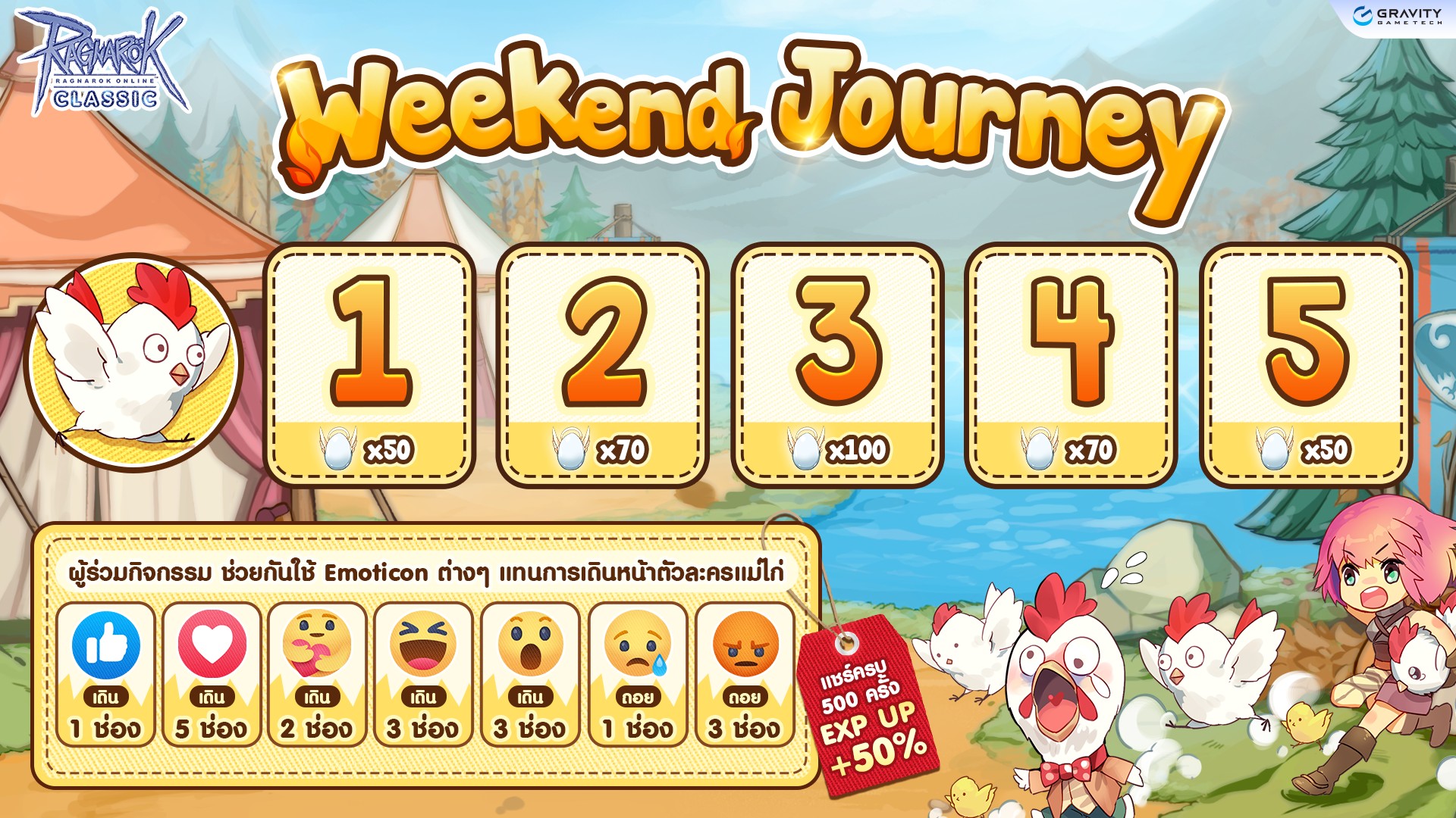 Ragnarok - ROC Weekend Journey 🥚 ร่วมสนุกลุ้นรับ item code [Event] Big ...