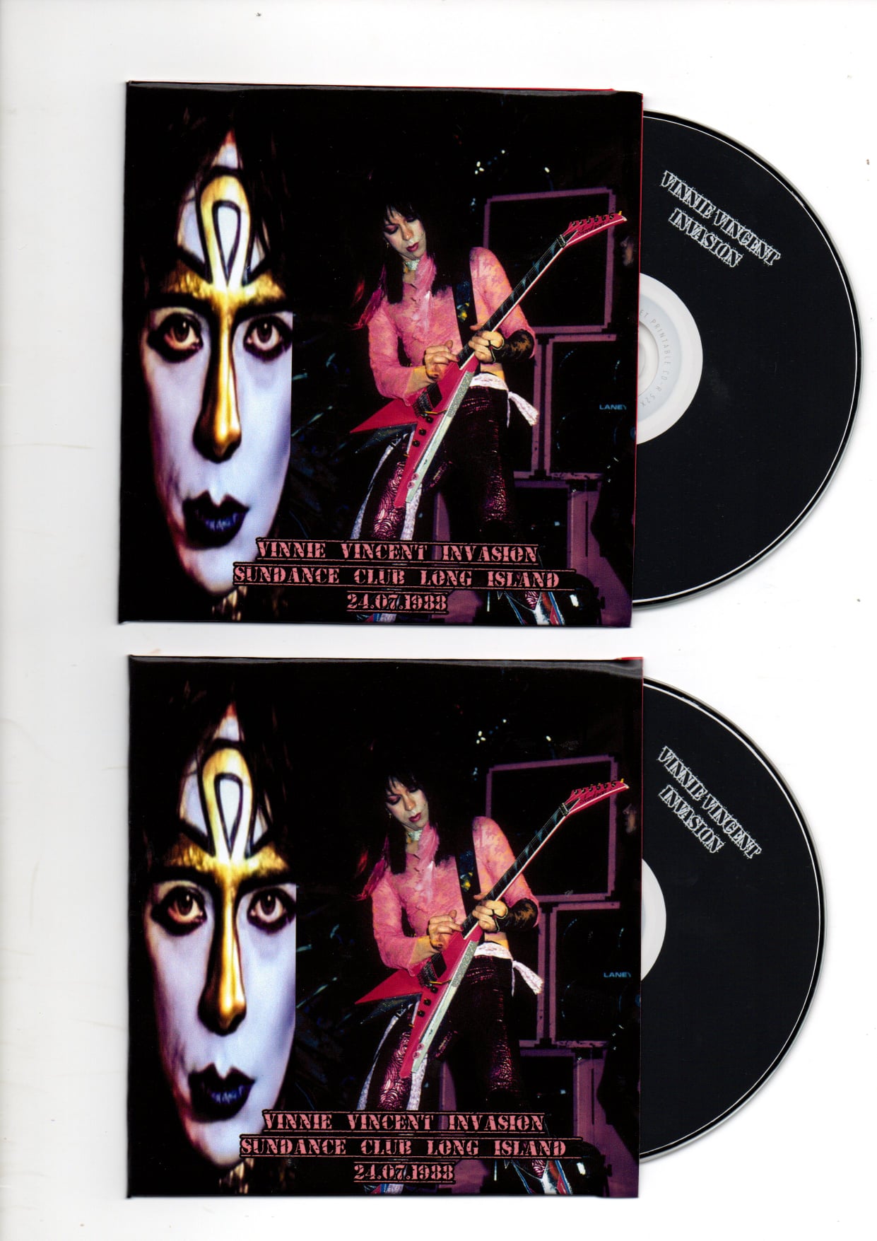Vinnie Vincent in Long Island 1988 doble CD for sale or trade. Ask 