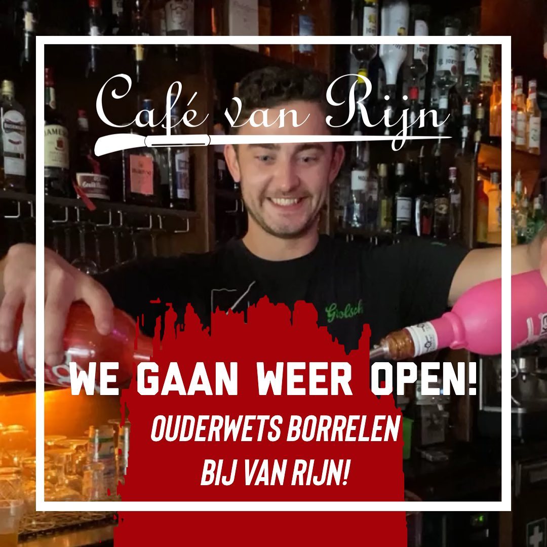 Café van Rijn - We mogen weer open! Wij hebben ontzettend... | Facebook