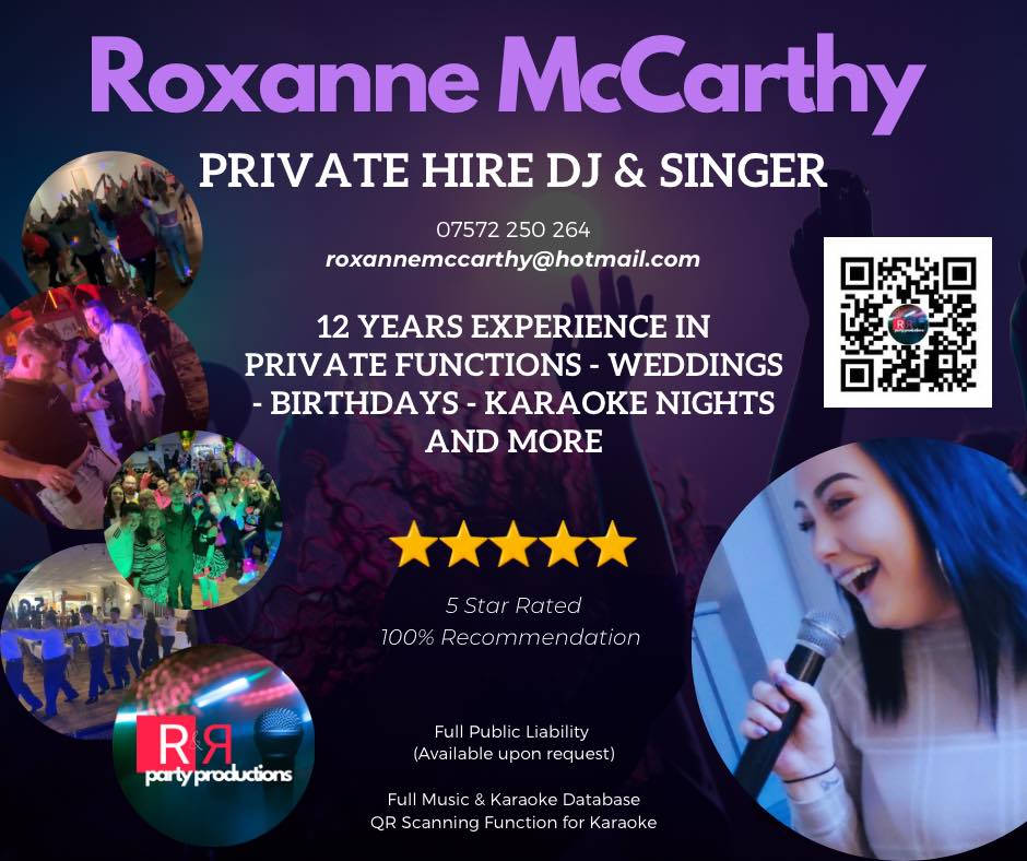 R&R Party Productions - Roxanne McCarthy DJ/Compare/Singer