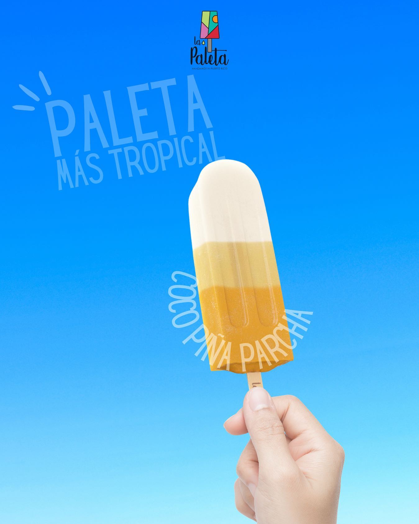 La Paleta - ☀️ Nuestra Paleta más tropical: Coco Piña Parcha 🌴 ...