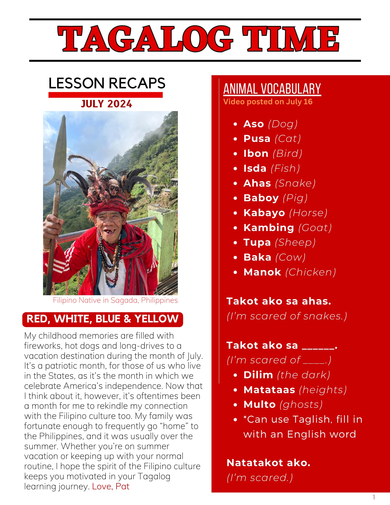 🇵🇭Here are sample pages from the... - Tagalog Time with Pat | Facebook