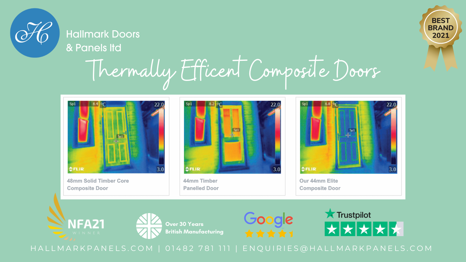 ️Thermal efficiency is as... - Hallmark Doors & Panels