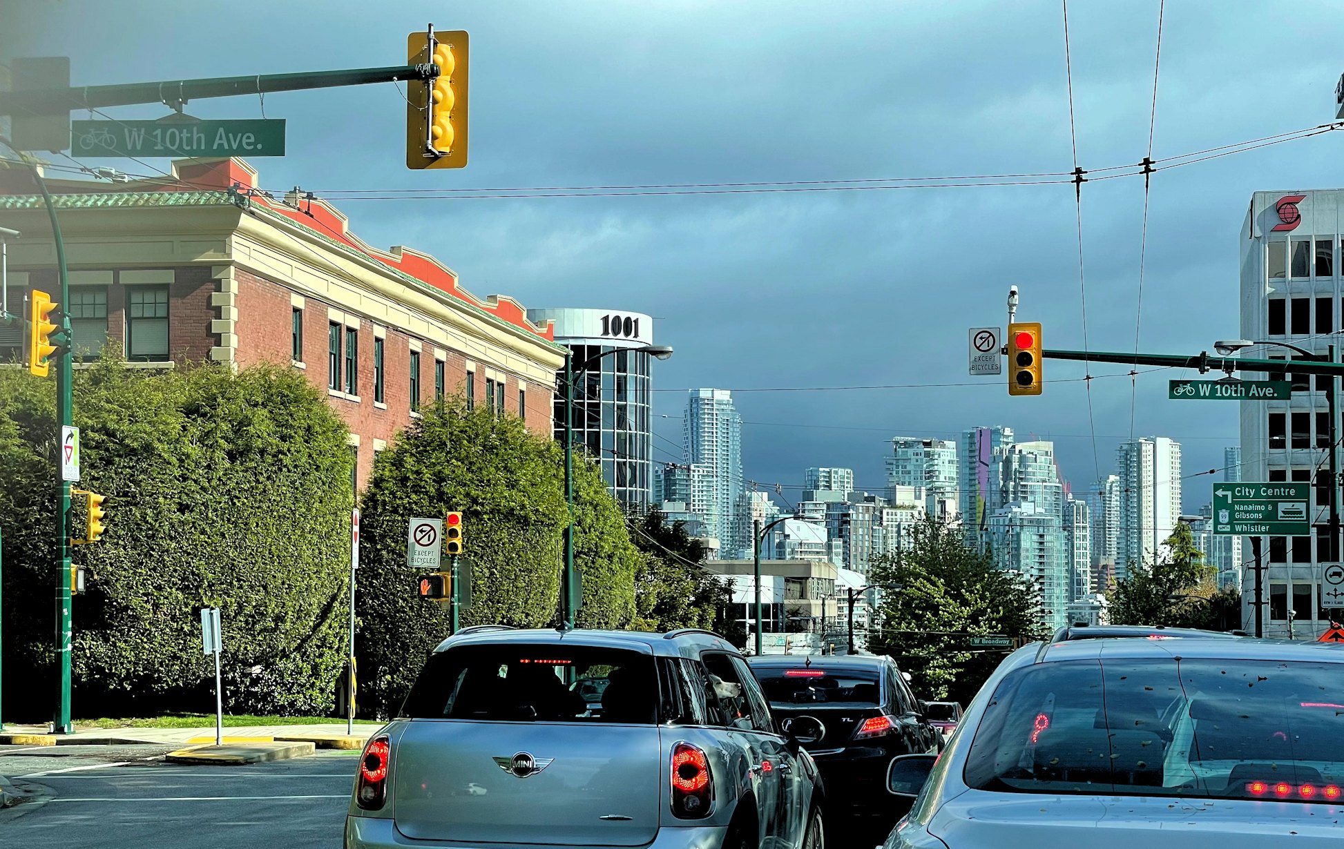 Vancouver's changing cityscape on Oak Street
