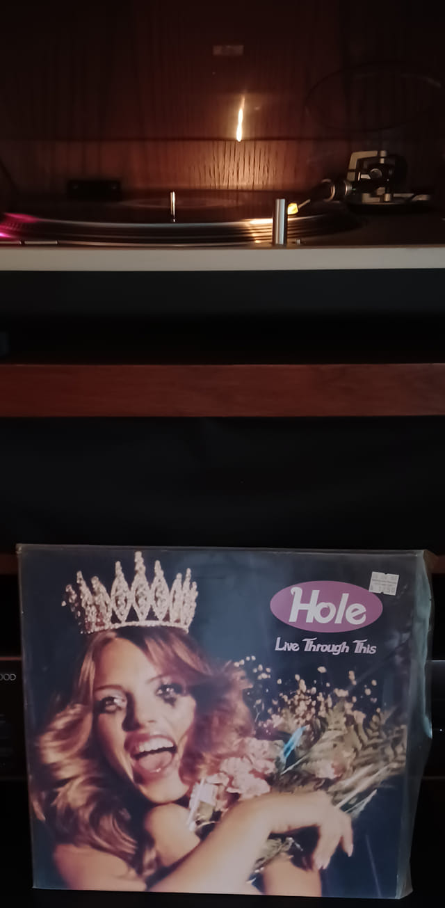 Hole's Live Through This 1994 album on German white vinyl