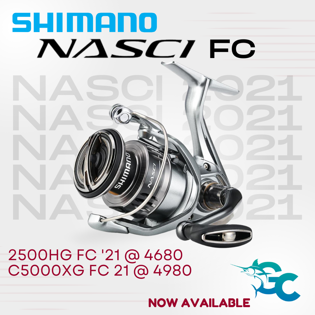 Reel Shimano Nasci 2500 Hg - Devoto Camping