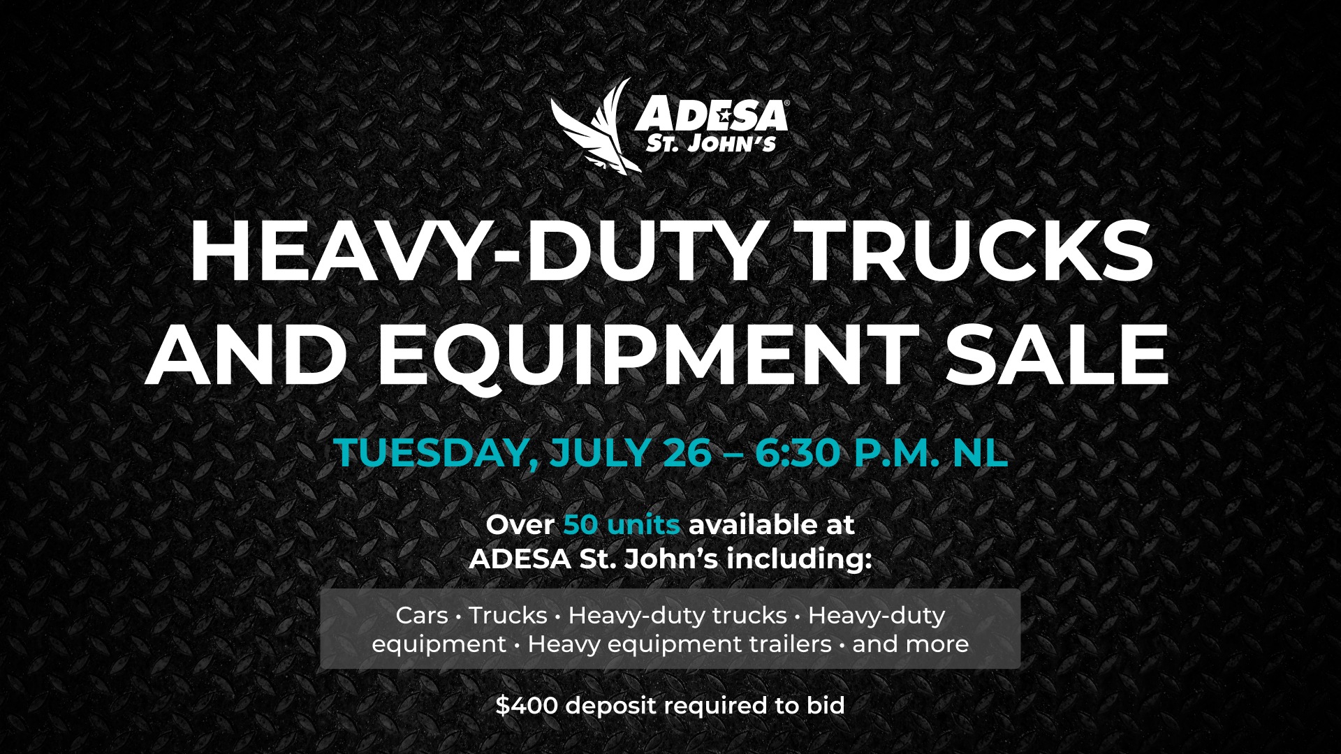 ADESA St. John's Public Auctions | Paradise NL