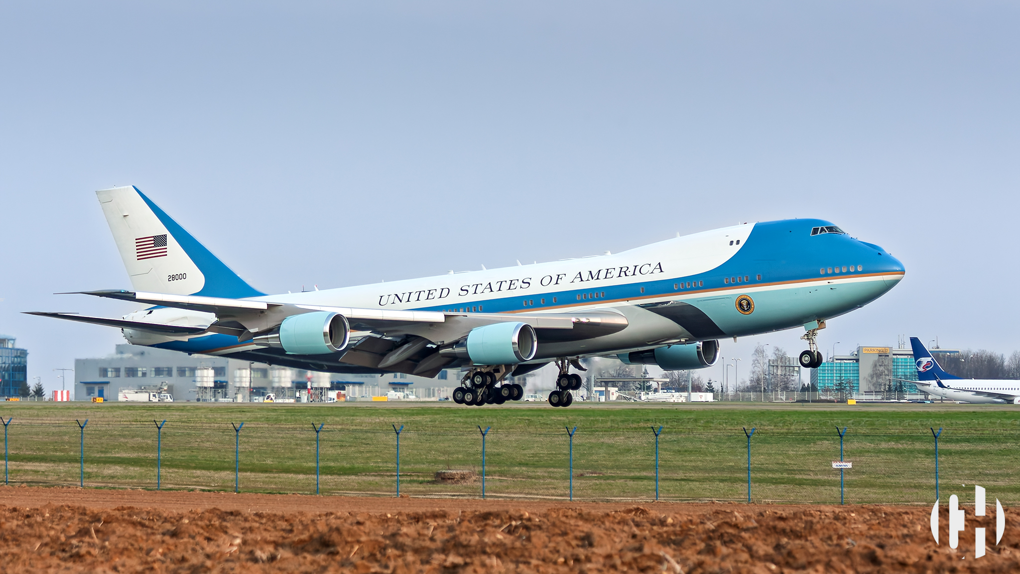 Chmell - Boeing VC-25A (28000) USAF 🇺🇸 04.04.2009 Air Force One s ...