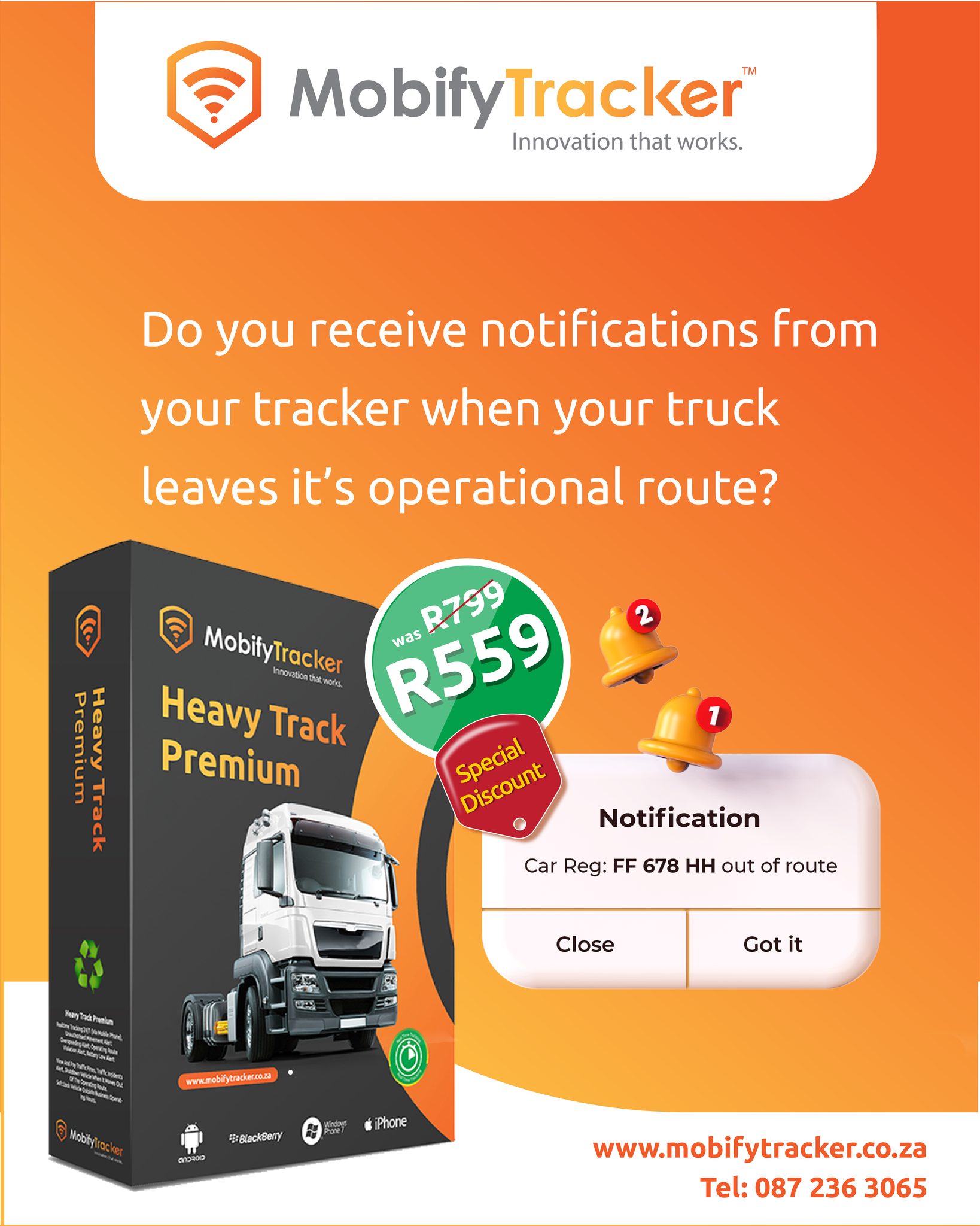 Mobify Tracker