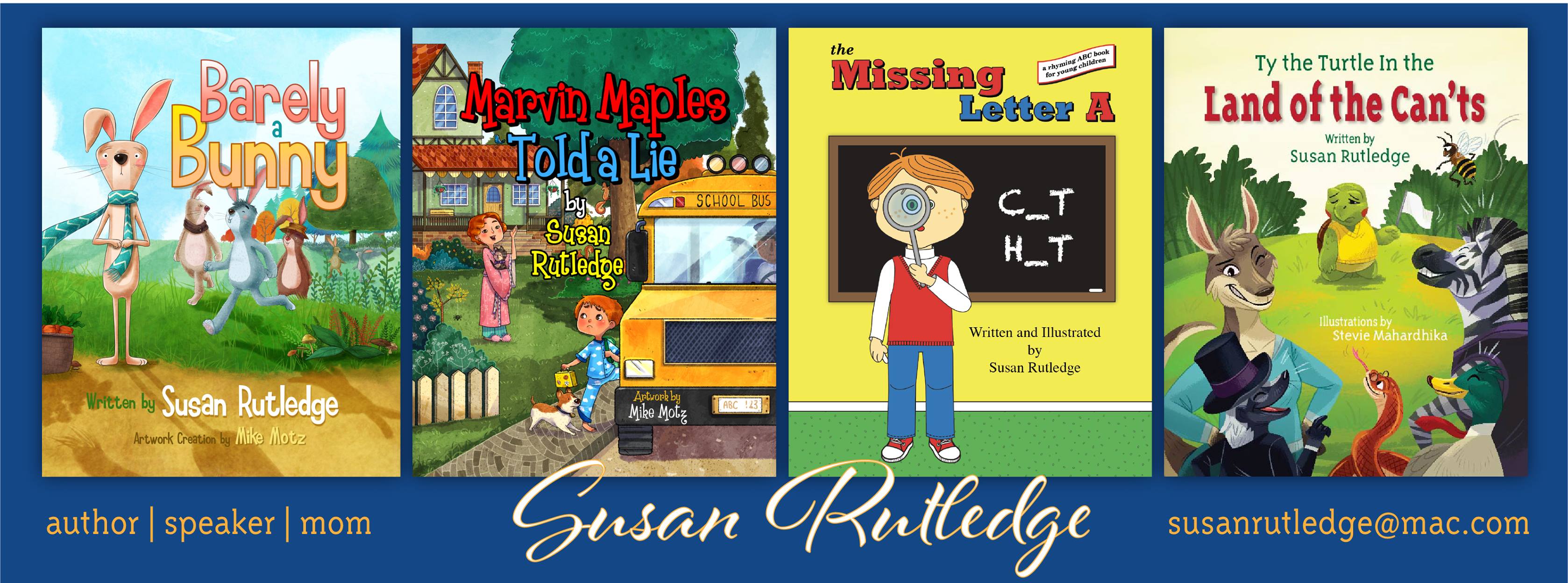 Susan Rutledge, Author