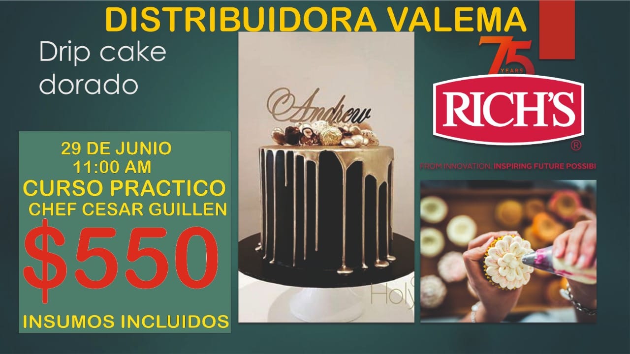 ‼️😍CURSOS PRACTICOS PASTELES ALTOS😍... - Distribuidora Valema