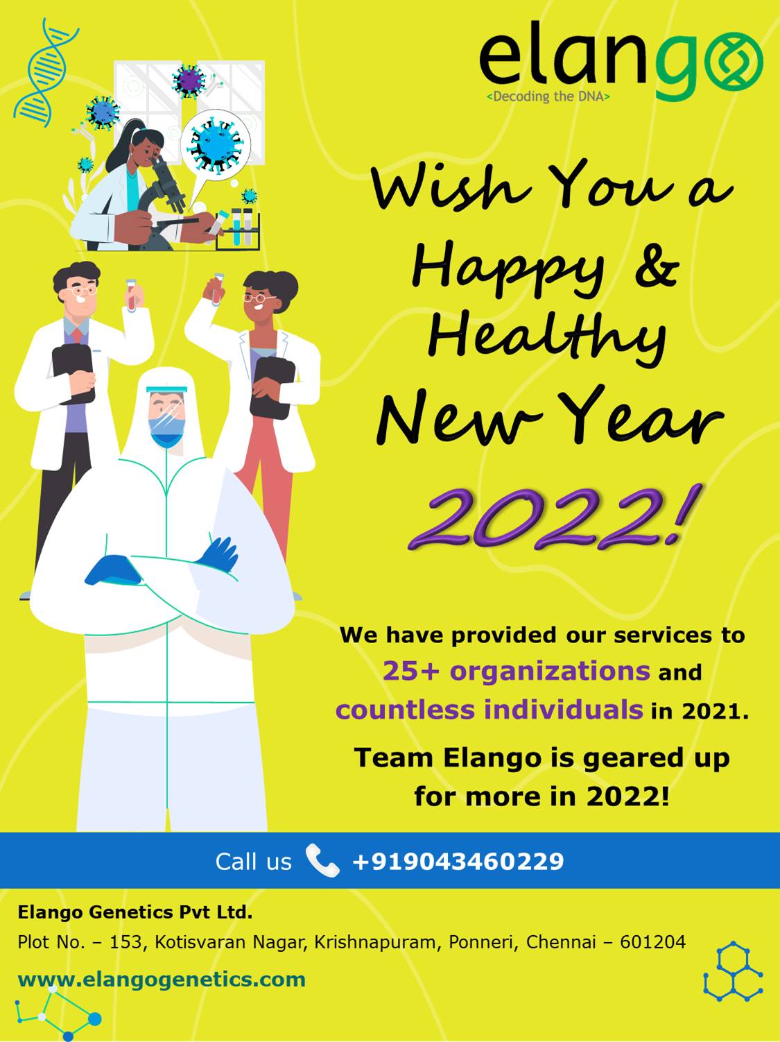 Elango Genetics Pvt Ltd | Chennai