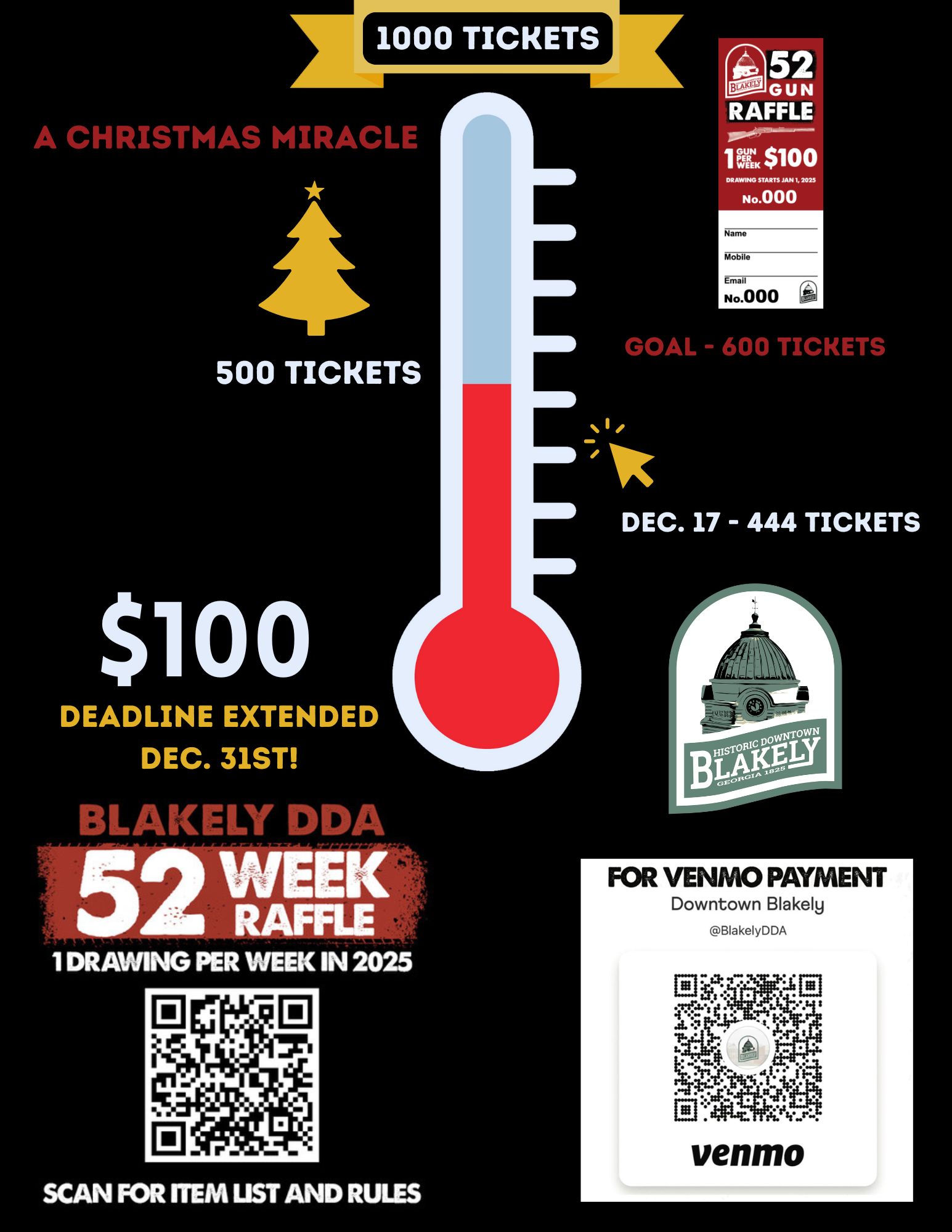 Downtown - 🚨🚨 52-Week Raffle Tickets Sale Extended until December 31 ...