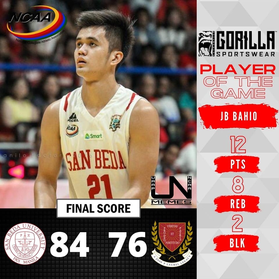 RED-EMPTION YEAR!!! The San Beda Red... - UAAP - NCAA Memes | Facebook