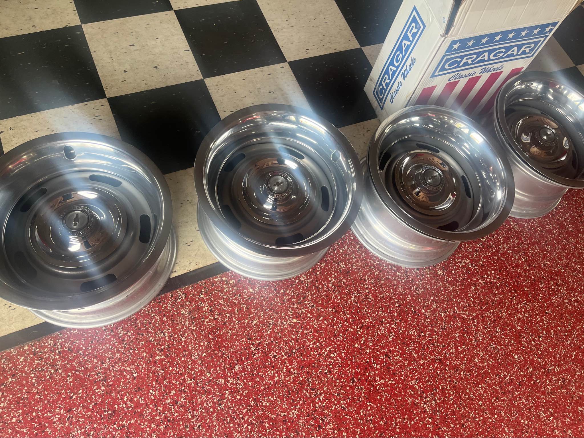 Rally rims 15” x9. Four. - Car Wheels, Tires & Parts - Paddock Lake ...