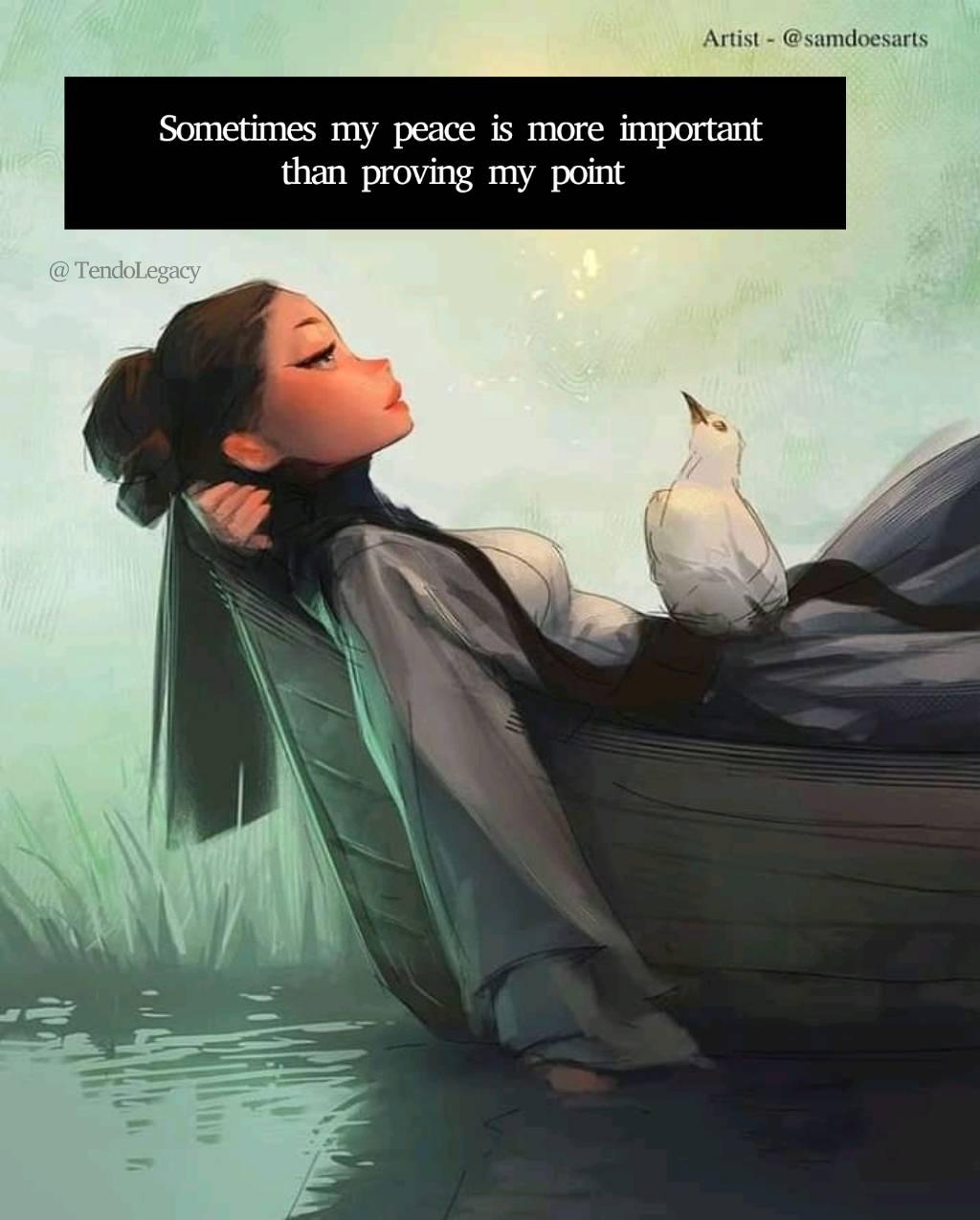 Proved My Point Quotes My Peace Is More Importan ... | Shreya Inamdar