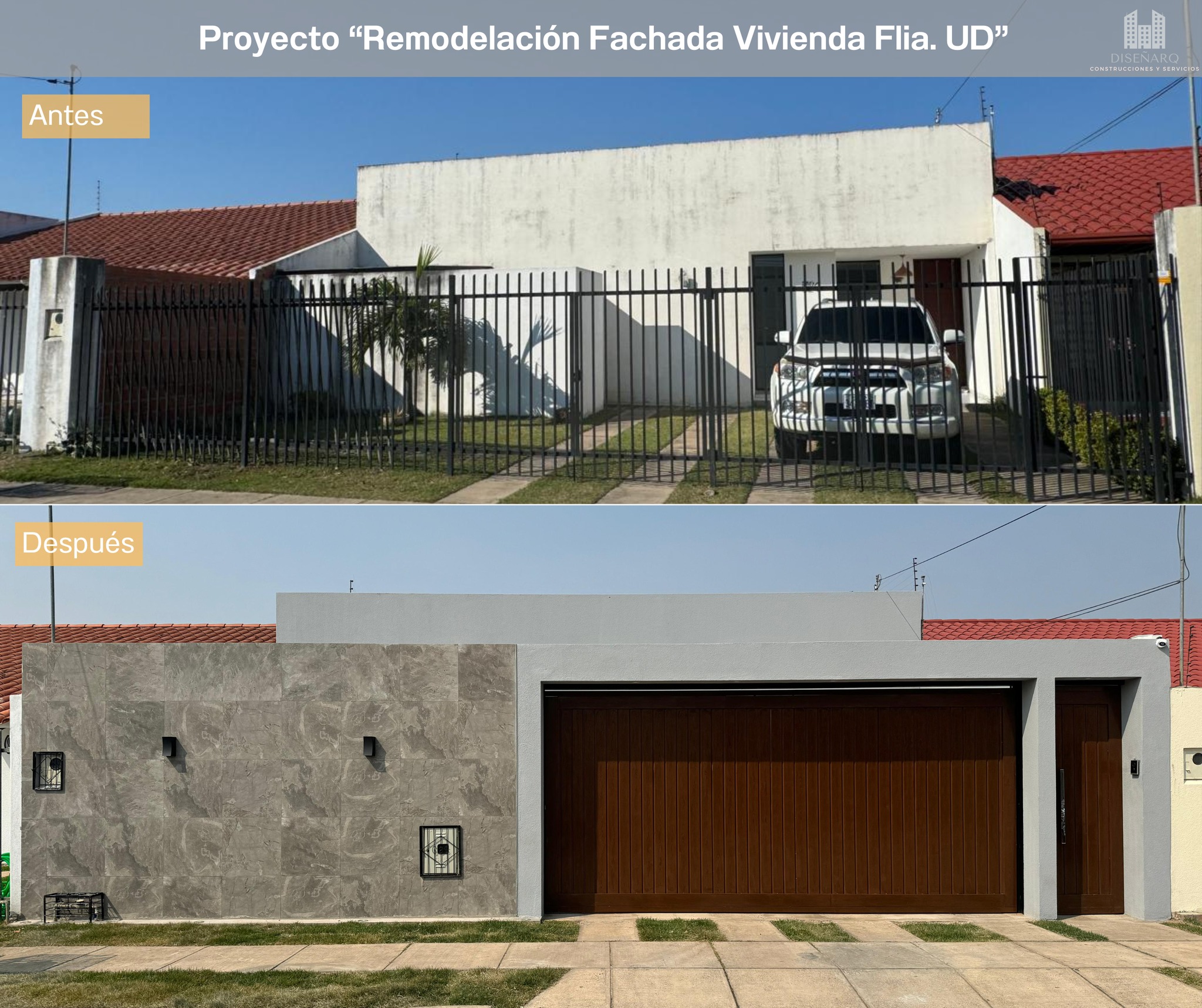 Diseñarq SRL - 🔨 Transformación total de la fachada para...
