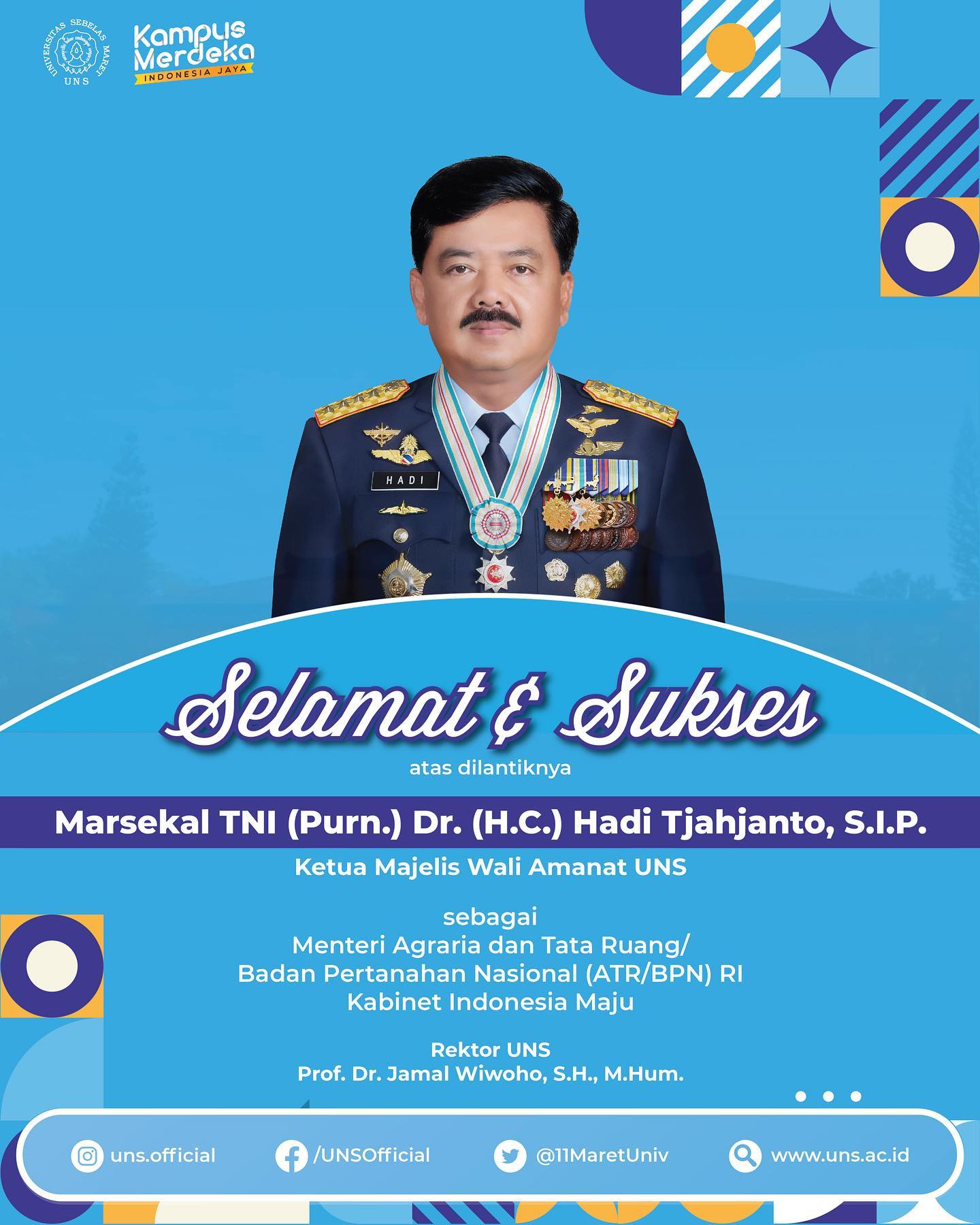 Selamat dan sukses atas... - Universitas Sebelas Maret | Facebook