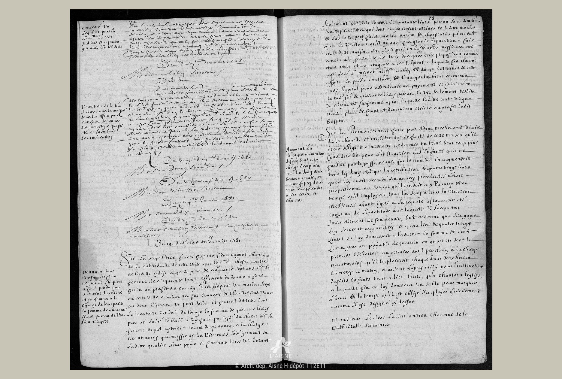 Archives Départementales De L Aisne Tables Décennales